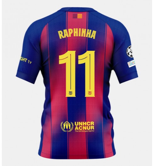 Barcelona Raphinha Belloli #11 Domácí Dres 2025-26 Krátký Rukáv Barcelona Raphinha Belloli #11 Domácí Dres 2025-26 Krátký Rukáv